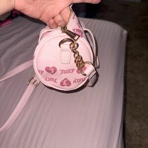 Juicy Couture Light Pink Logo Crossbody Bag
